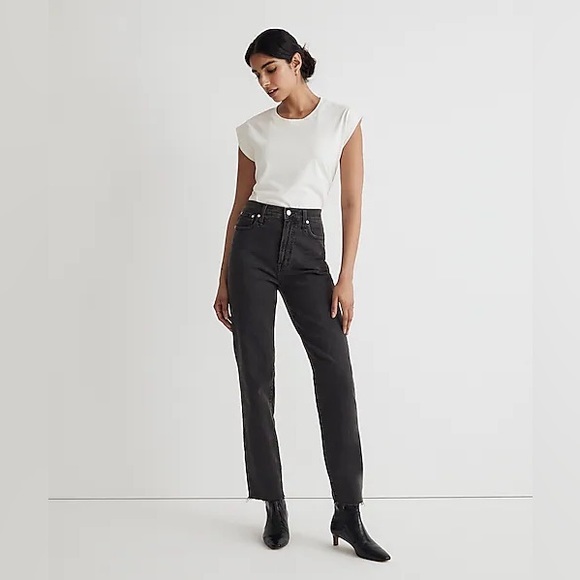 Madewell The Petite Perfect Vintage Straight Jean size 30 NWT - Picture 1 of 10